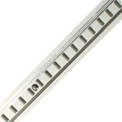 Raised Bookcase Strip - 1829 X 24mm - Satin Chrome Plated