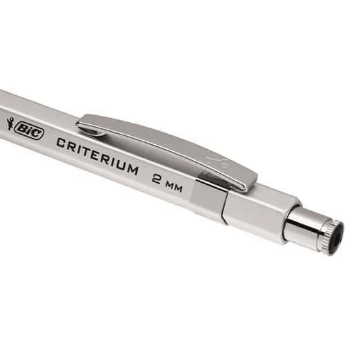 BIC Criterium® Silver Refillable Mechanical Pencil - 2-mm Lead 2 BIC Criterium® Silver Refillable Mechanical Pencil - 2-mm Lead - Image 2