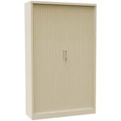 Premium One-colour Cabinet With Tambour Doors - Height 198 cm 8 Premium One-colour Cabinet With Tambour Doors - Height 198 cm -Avery Store AIG377470
