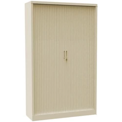 Premium One-colour Cabinet With Tambour Doors - Height 198 cm 4 Premium One-colour Cabinet With Tambour Doors - Height 198 cm - Image 4