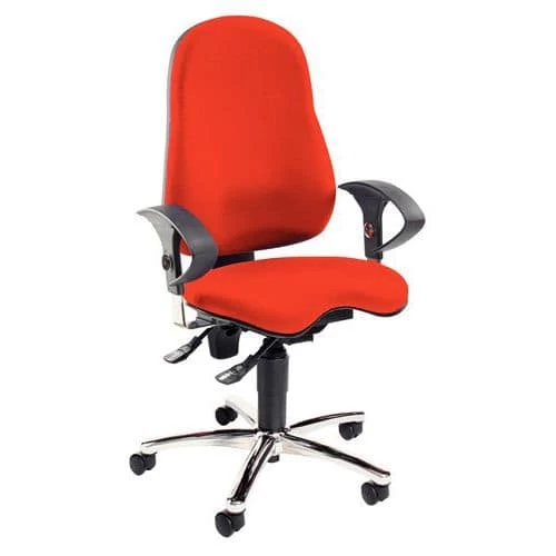 Sitness 10 Ergonomic Office Chair - Chrome Base 2 Sitness 10 Ergonomic Office Chair - Chrome Base - Image 2