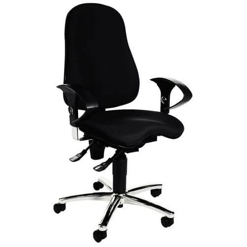 Sitness 10 Ergonomic Office Chair - Chrome Base 3 Sitness 10 Ergonomic Office Chair - Chrome Base - Image 3