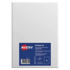 Avery A3 Display Label, Highly Resistant - Inkjet, Laser Printing And Copier