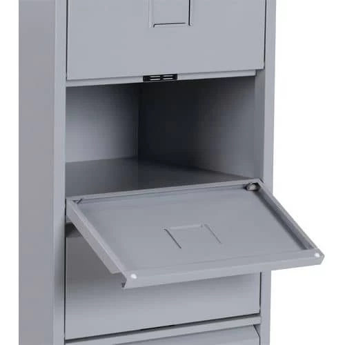 Cabinet With Flip-down Drawers - Ten Compartments - Manutan 3 Cabinet With Flip-down Drawers - Ten Compartments - Manutan - Image 3