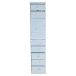 Cabinet With Flip-down Drawers - Ten Compartments - Manutan 24 Cabinet With Flip-down Drawers - Ten Compartments - Manutan -Avery Store AIG38233134