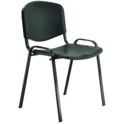 Polypropylene Chair With Four Legs - Black Frame - Sokoa -Avery Store AIG382681