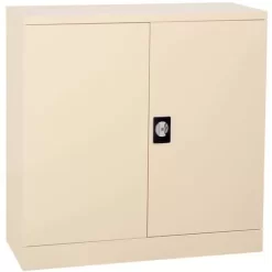 Compact, Single-unit Cabinet With Hinged Doors - Height 100 cm - Manutan 5 Compact, Single-unit Cabinet With Hinged Doors - Height 100 cm - Manutan -Avery Store AIG385210