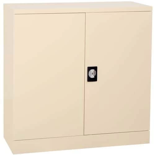 Compact, Single-unit Cabinet With Hinged Doors - Height 100 cm - Manutan 3 Compact, Single-unit Cabinet With Hinged Doors - Height 100 cm - Manutan - Image 3