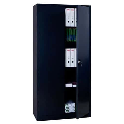 Compact, Single-unit Cabinet With Hinged Doors - Height 180 cm - Manutan 2 Compact, Single-unit Cabinet With Hinged Doors - Height 180 cm - Manutan - Image 2