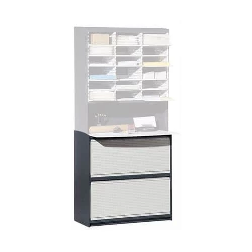 Mail Sorting Cupboard - 3 Columns - Paperflow 2 Mail Sorting Cupboard - 3 Columns - Paperflow - Image 2