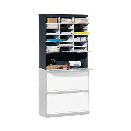 Mail Sorting Cupboard - 3 Columns - Paperflow 1 Mail Sorting Cupboard - 3 Columns - Paperflow