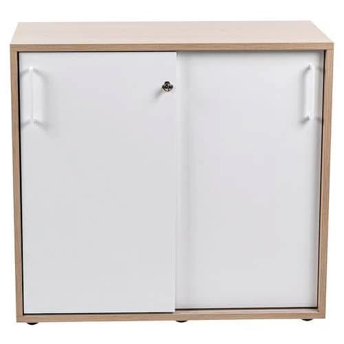 Misao Cabinet With Sliding Doors, Height 75 cm - Manutan 8 Misao Cabinet With Sliding Doors, Height 75 cm - Manutan - Image 8