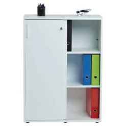 Misao Low Cabinet With Sliding Doors - Manutan