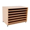 Mobile Paper Storage Unit (754h X 1020w) With 6 Pull Out Drawers