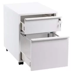 Misao Mobile Cabinet With One Drawer + One Suspension File Drawer - Manutan 23 Misao Mobile Cabinet With One Drawer + One Suspension File Drawer - Manutan -Avery Store AIG38940485