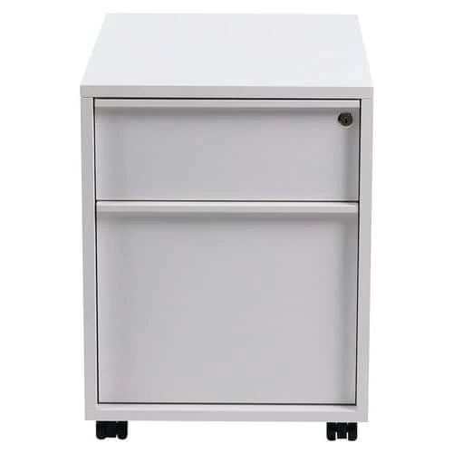 Misao Mobile Cabinet With One Drawer + One Suspension File Drawer - Manutan 12 Misao Mobile Cabinet With One Drawer + One Suspension File Drawer - Manutan - Image 12