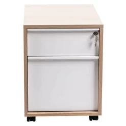 Misao Mobile Cabinet With One Drawer + One Suspension File Drawer - Manutan 30 Misao Mobile Cabinet With One Drawer + One Suspension File Drawer - Manutan -Avery Store AIG38940491