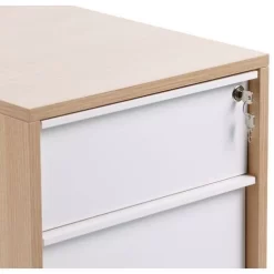 Misao Mobile Cabinet With One Drawer + One Suspension File Drawer - Manutan 20 Misao Mobile Cabinet With One Drawer + One Suspension File Drawer - Manutan -Avery Store AIG38940496