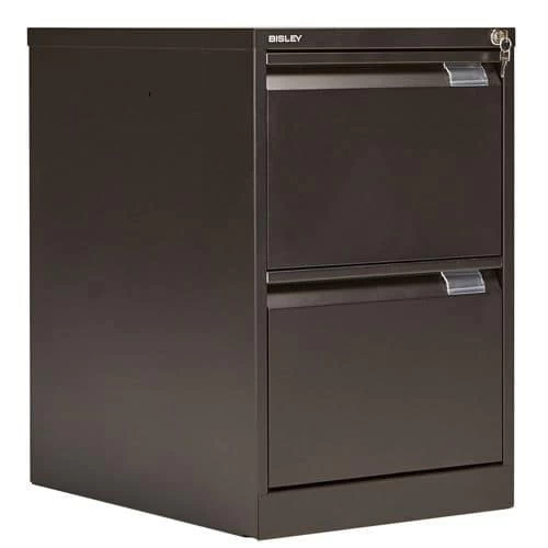 Bisley 2 Drawer Filing Cabinet With Flush Front 2 Bisley 2 Drawer Filing Cabinet With Flush Front - Image 2