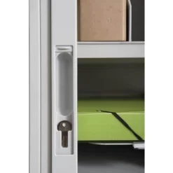 EasyOffice Tambour Door Cupboard In Kit Form - Height 204 Cm -Avery Store AIG3964526