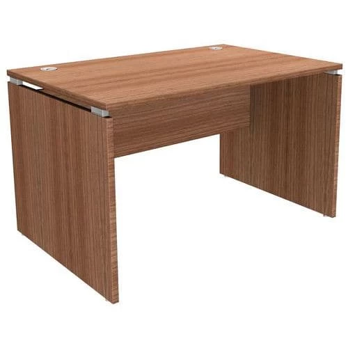 Square Straight Desk – Walnut 1 Square Straight Desk – Walnut