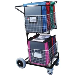 Compact Mail Distribution Trolley