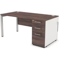 Duty Straight Pedestal Desk