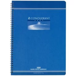 Conquérant 7 Notebook - Large Squares