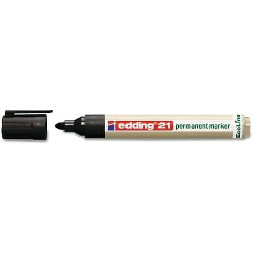 Edding Ecoline 21 Permanent Marker - Bullet Tip - Edding 2 Edding Ecoline 21 Permanent Marker - Bullet Tip - Edding - Image 2