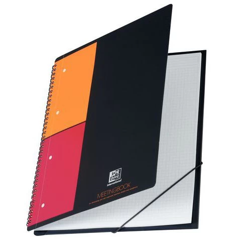 Oxford Meetingbook Spiral-bound Notebook - A4 2 Oxford Meetingbook Spiral-bound Notebook - A4 - Image 2