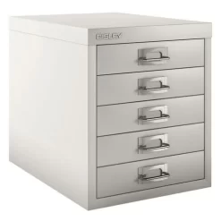 Bisley 5-drawer Textured Blue Cabinet 8 Bisley 5-drawer Textured Blue Cabinet -Avery Store AIG4399519