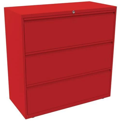 Bisley 3 Drawer Metal Side Filing Cabinet - 800-1000mm Wide - Office Storage 9 Bisley 3 Drawer Metal Side Filing Cabinet - 800-1000mm Wide - Office Storage - Image 9