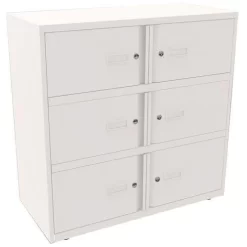 Office Staff Lockers - 6 Boxes - Personal Effects Storage - Bisley -Avery Store AIG4407025