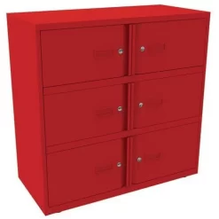 Office Staff Lockers - 6 Boxes - Personal Effects Storage - Bisley -Avery Store AIG4407026