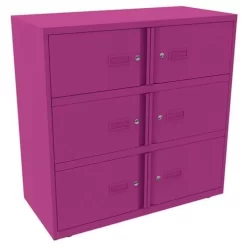 Office Staff Lockers - 6 Boxes - Personal Effects Storage - Bisley -Avery Store AIG4407144
