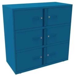 Office Staff Lockers - 6 Boxes - Personal Effects Storage - Bisley -Avery Store AIG4407145