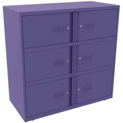 Office Staff Lockers - 6 Boxes - Personal Effects Storage - Bisley -Avery Store AIG4407148