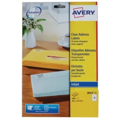 Avery Clear Address Label - Ink Jet Printing 15 Avery Clear Address Label - Ink Jet Printing -Avery Store AIG44194316