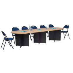 Rectangular Extension For Oval-shaped Modular Table - Cross Base 11 Rectangular Extension For Oval-shaped Modular Table - Cross Base -Avery Store AIG447847