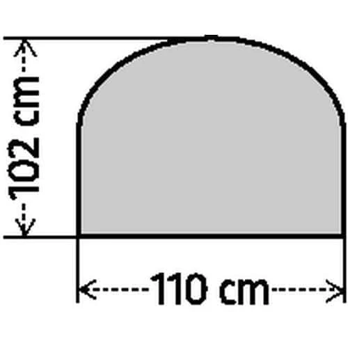 Oval Modular Table - Semi-oval - Cross-shaped Base 2 Oval Modular Table - Semi-oval - Cross-shaped Base - Image 2