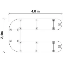 Combi-Module Adjustable Meeting Table - Grey 17 Combi-Module Adjustable Meeting Table - Grey -Avery Store AIG447859
