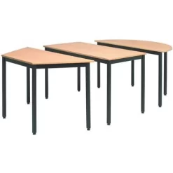 Trapezoid Conference Table - Modular Office Desks - MFC Top - Manutan -Avery Store AIG447905