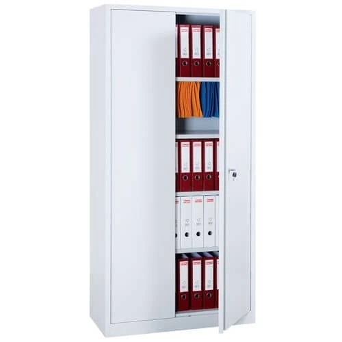 Compact, Single-unit Cabinet With Hinged Doors - Height 195 cm - Manutan 4 Compact, Single-unit Cabinet With Hinged Doors - Height 195 cm - Manutan - Image 4