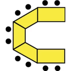 Trapezoid Conference Table - Modular Office Desks - MFC Top - Manutan -Avery Store AIG450636