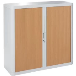 EasyOffice Low Cabinet With Tambour Doors Kit - 104 cm -Avery Store AIG452351