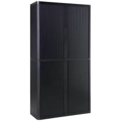 EasyOffice Tambour Door Cupboard In Kit Form - Height 204 Cm -Avery Store AIG452355