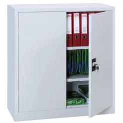 Low, Self-assembly Cabinet With Hinged Doors - Width 120 cm - Manutan 6 Low, Self-assembly Cabinet With Hinged Doors - Width 120 cm - Manutan -Avery Store AIG452361