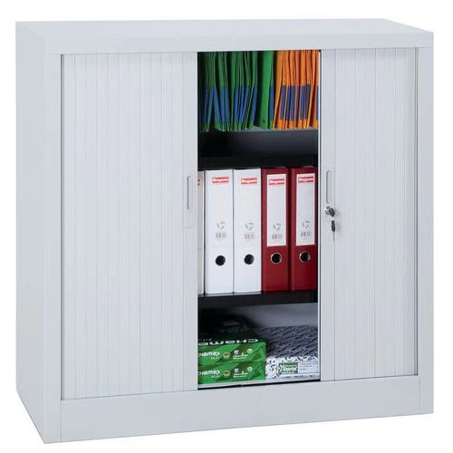 Low Tambour Cabinet Kit - Width 100 cm - Manutan 2 Low Tambour Cabinet Kit - Width 100 cm - Manutan - Image 2