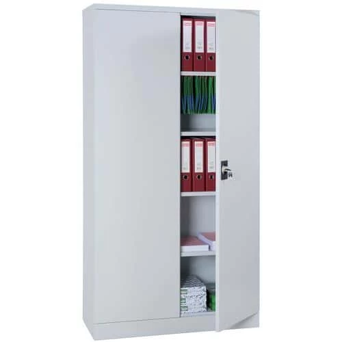 Tall, Self-assembly Cabinet With Hinged Doors - Width 120 cm - Manutan 1 Tall, Self-assembly Cabinet With Hinged Doors - Width 120 cm - Manutan