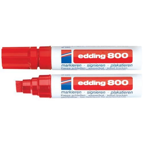 Edding 800 Permanent Marker - Bevelled Tip 1 Edding 800 Permanent Marker - Bevelled Tip